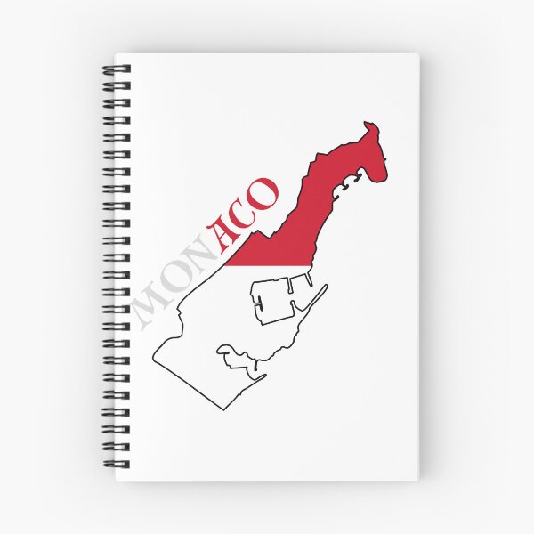 Item preview, monaco map flag designed and sold by GlobalPrintArt.