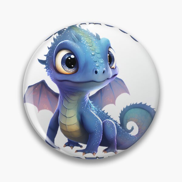 Item preview, Blue Dragon Illustration with Intricate Scales and Dynamic Pose designed and sold by SivalSin.