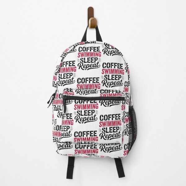 Item preview, Coffee Swimming Sleep Repeat - Funny Design for Swimming Enthusiasts designed and sold by Angelizen.