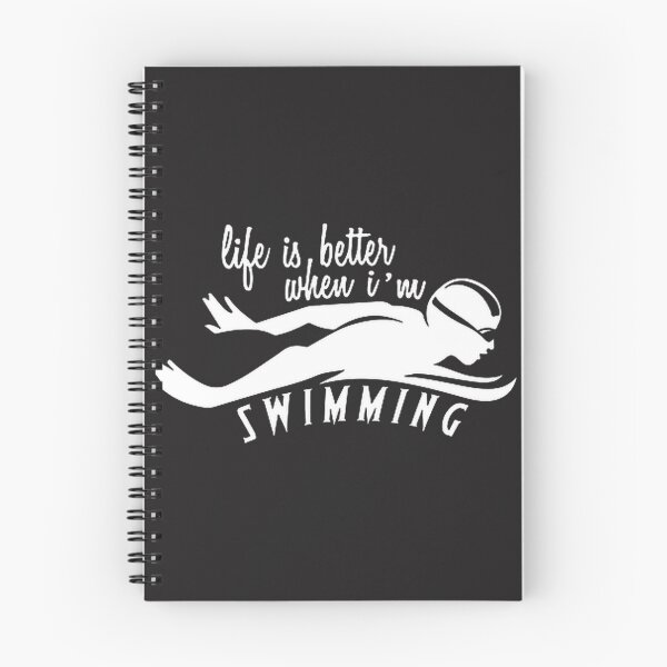 Item preview, Life is Better When I'm Swimming Inspirational Water Sports Design designed and sold by Angelizen.