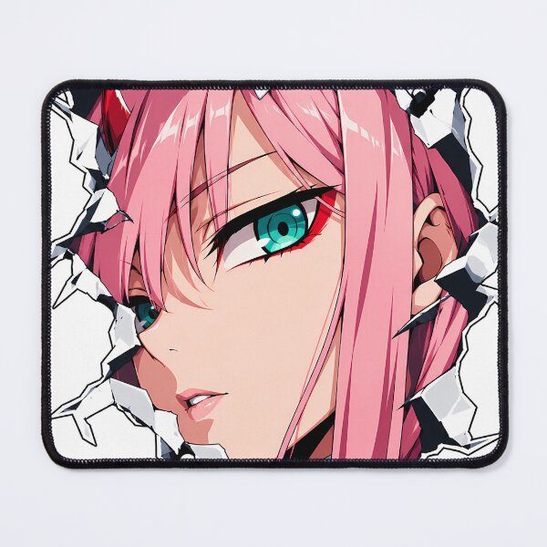 Item preview, Anime Girl - Pink Hair Horned Anime Girl - Break Through designed and sold by Infinitelypink.