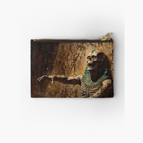 Artikelvorschau, Illustration zum Tempel der lebenden Mumie entworfen und verkauft von Vintage Designs +.