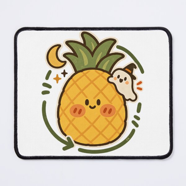 Item preview, Cute Halloween Pineapple Ghost Kawaii Spooky T-Shirt designed and sold by DesignArtist.ia.