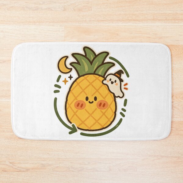 Item preview, Cute Halloween Pineapple Ghost Kawaii Spooky T-Shirt designed and sold by DesignArtist.ia.