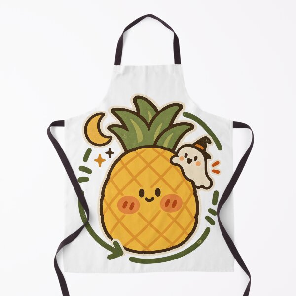 Item preview, Cute Halloween Pineapple Ghost Kawaii Spooky T-Shirt designed and sold by DesignArtist.ia.