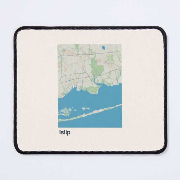 Item preview, Islip Minimalistic Map Art designed and sold by MapsNerd.