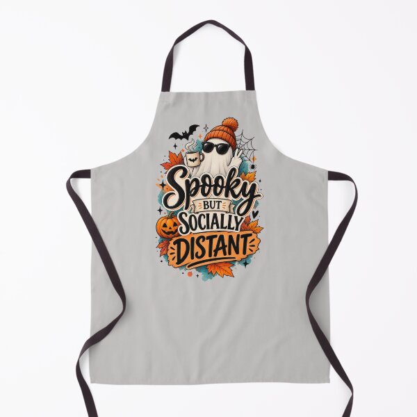 Item preview, Spooky But Socially Distant Funny Introvert Halloween Design designed and sold by MarselArt.