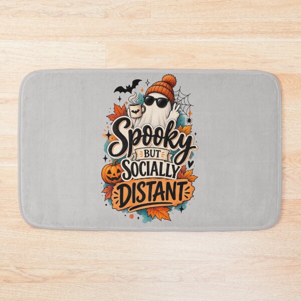 Item preview, Spooky But Socially Distant Funny Introvert Halloween Design designed and sold by MarselArt.