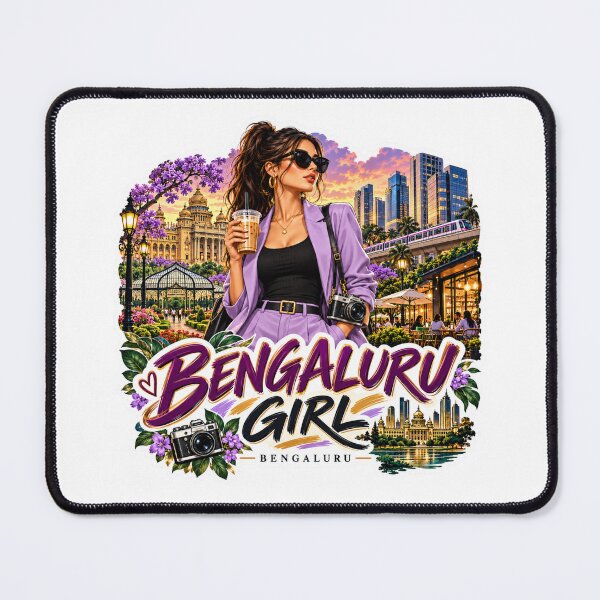 Item preview, Bengaluru Girl India Travel Art designed and sold by lorand-designs.
