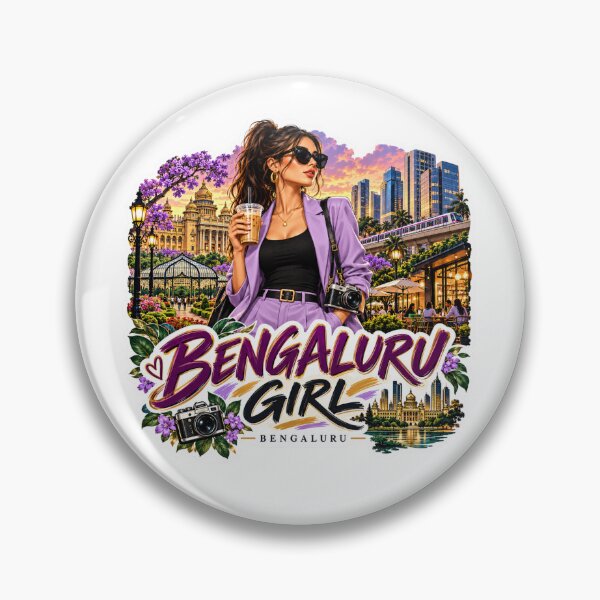 Item preview, Bengaluru Girl India Travel Art designed and sold by lorand-designs.