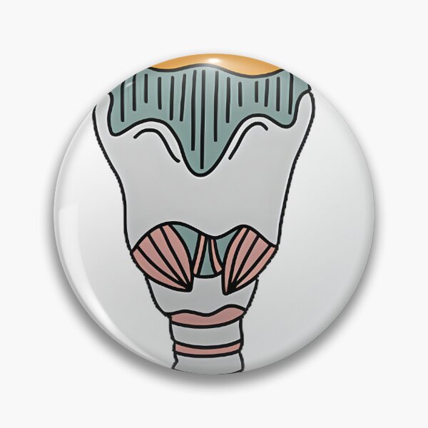 Item preview, Anatomical Larynx Illustration for Medical and Educational Use designed and sold by pikabear.