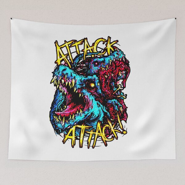 Artikelvorschau, Hyperpop Trex Blue Dino entworfen und verkauft von GloomRooms.