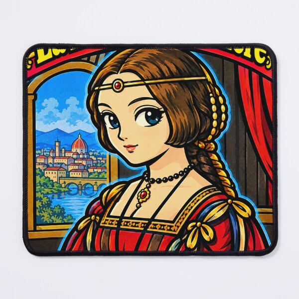 Item preview, La Belle Ferronniere Anime Sticker designed and sold by POP-BAY-JP.