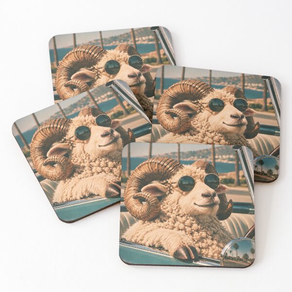 Item preview, Retro Ram Road  designed and sold by Dishanti.