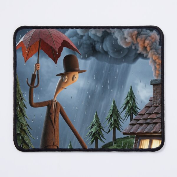 Item preview, A Rainy Day abstract character art designed and sold by Vintage Designs +.