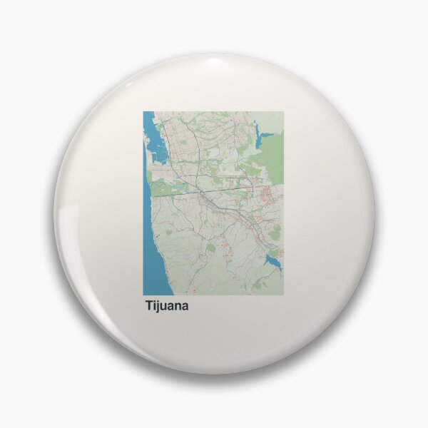 Item preview, Tijuana Minimalistic Map Art designed and sold by MapsNerd.