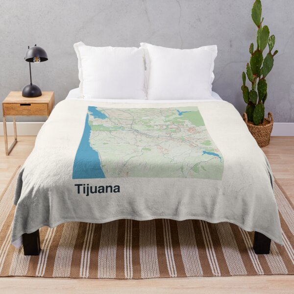 Aperçu de l'œuvre Carte minimaliste de Tijuana créée et vendue par MapsNerd.