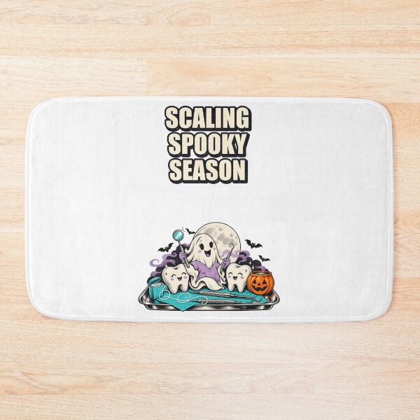 Item preview, Scaling Spooky Season Illustrated Dental Office Gift designed and sold by UrbanCanvvas.