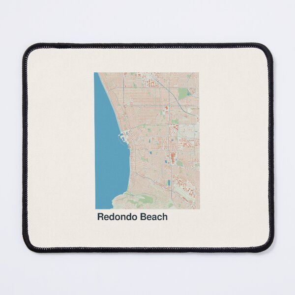 Item preview, Redondo Beach Minimalistic Map Art designed and sold by MapsNerd.