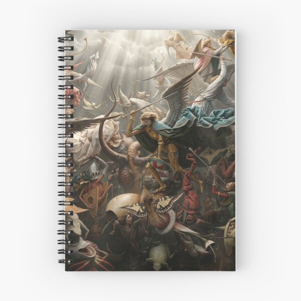 Item preview, The Fall of the Rebel Angels oil-on-panel painting of 1562 by Netherlandish Renaissance artist Pieter Bruegel the Elder designed and sold by Vintage Designs +.