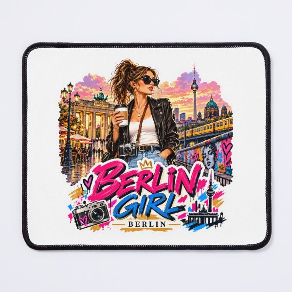 Item preview, Berlin Girl Germany Urban Travel Art designed and sold by lorand-designs.