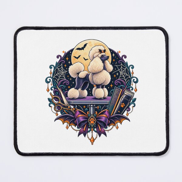 Item preview, Moonlit Poodle Salon Decorative Dog Groomer Gift designed and sold by UrbanCanvvas.