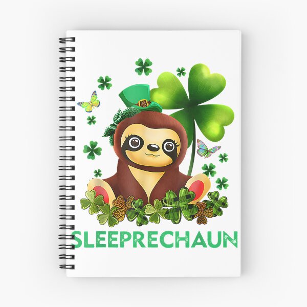 Item preview, St. Patrick's Day Sloth in Green Buffalo Plaid Sleeprechaun Design designed and sold by Abbozuz.