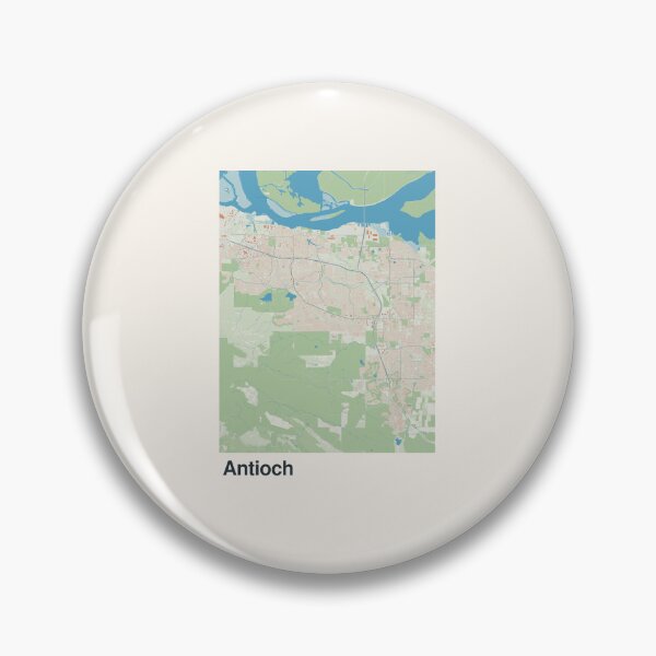 Aperçu de l'œuvre Carte minimaliste d'Antioche créée et vendue par MapsNerd.