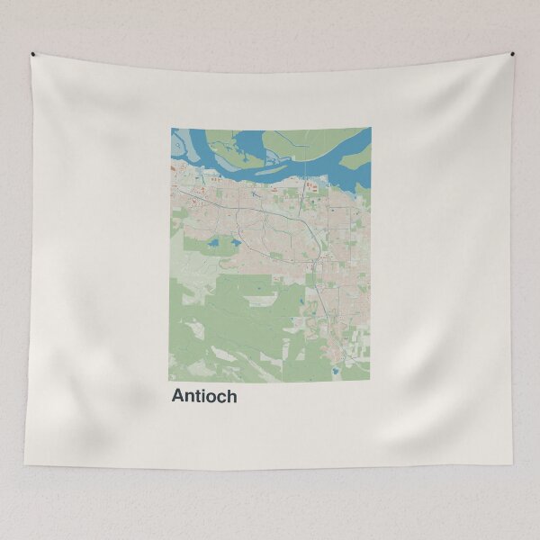 Item preview, Antioch Minimalistic Map Art designed and sold by MapsNerd.
