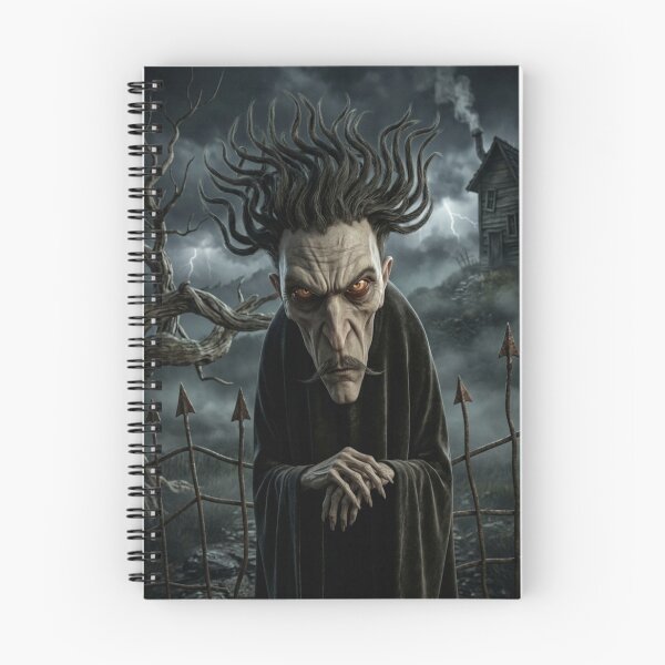 Item preview,  Dark creepy mustache man horror art designed and sold by Vintage Designs +.