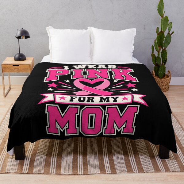 Item preview, I Wear Pink For My Mom Breast Cancer Awareness Support designed and sold by FolkGraphics.