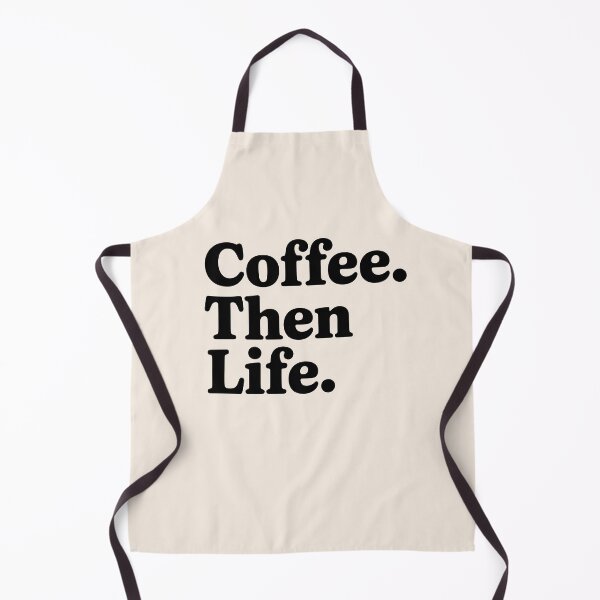 Item preview, Coffee. Then Life. – Minimalist Coffee Quote designed and sold by Jollys-ArtShop.
