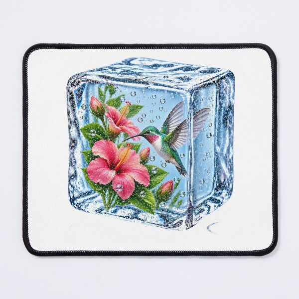 Item preview, Hummingbird and Hibiscus Ice Cube designed and sold by MichalHau.