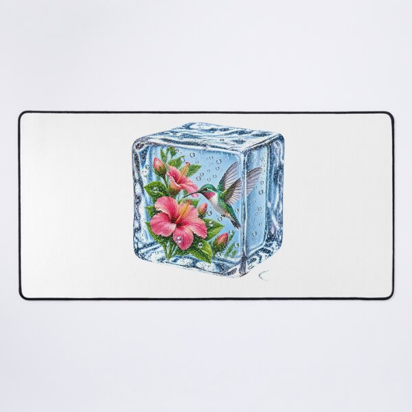 Artikelvorschau, Hummingbird and Hibiscus Ice Cube entworfen und verkauft von MichalHau.