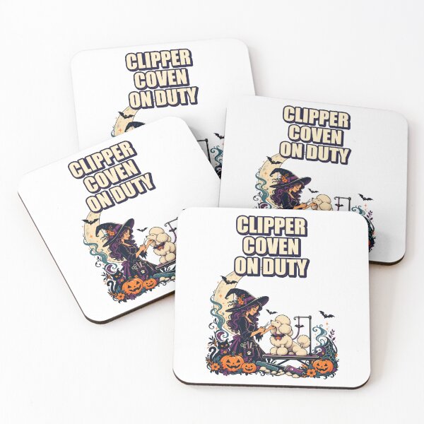 Item preview, Clipper Coven On Duty Illustrated Pet Stylist Gift designed and sold by UrbanCanvvas.