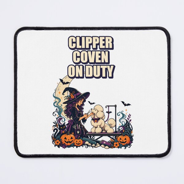 Item preview, Clipper Coven On Duty Illustrated Pet Stylist Gift designed and sold by UrbanCanvvas.