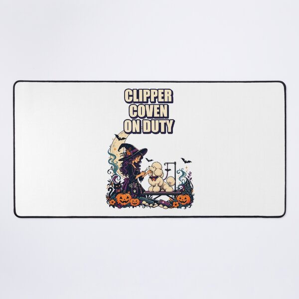 Item preview, Clipper Coven On Duty Illustrated Pet Stylist Gift designed and sold by UrbanCanvvas.