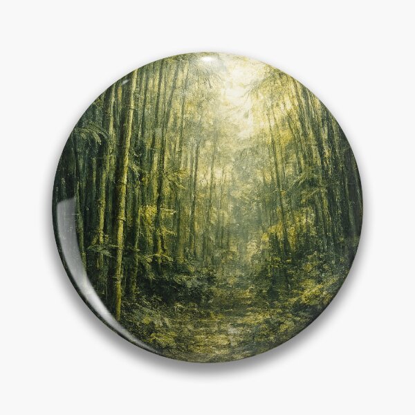 Item preview, Impressionist Bamboo Grove | Dappled Light Painting designed and sold by PawsAndpetalstudio.