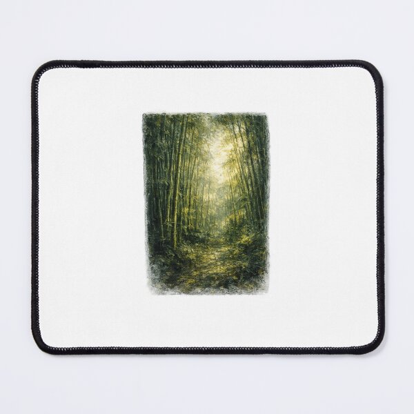 Item preview, Impressionist Bamboo Grove | Dappled Light Painting designed and sold by PawsAndpetalstudio.