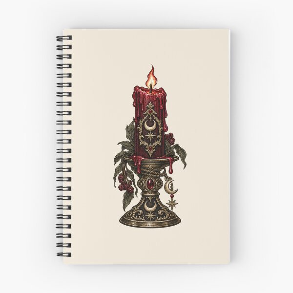 Item preview, Gothic Red Candle – Moonlit Ritual Flame designed and sold by MetaModel Editions.