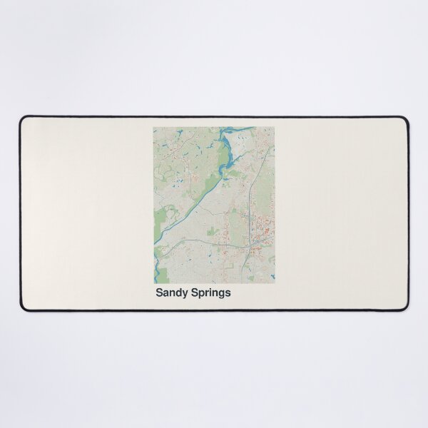 Item preview, Sandy Springs Minimalistic Map Art designed and sold by MapsNerd.