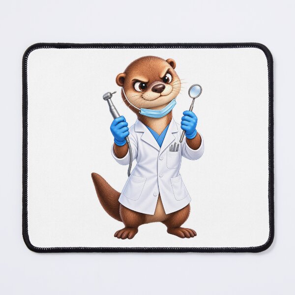 Item preview, Funny Otter Dentist designed and sold by SmilefromAlex.