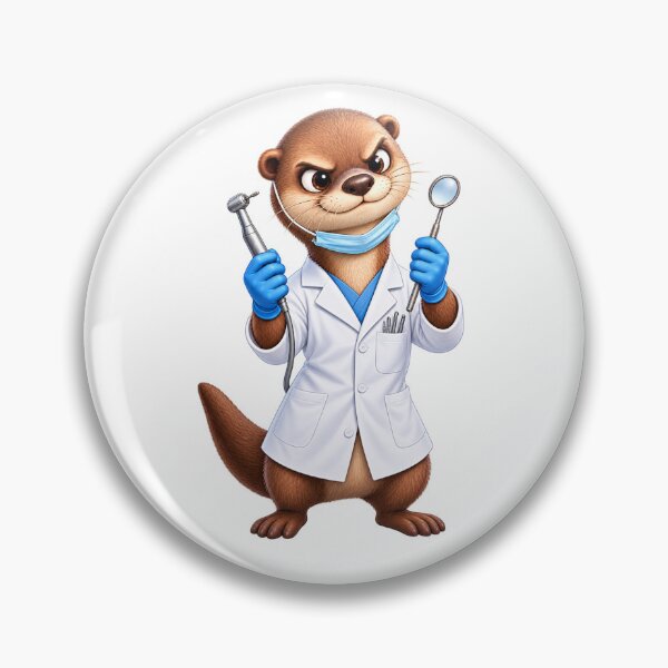 Item preview, Funny Otter Dentist designed and sold by SmilefromAlex.