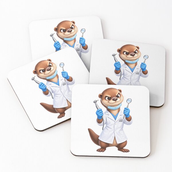 Item preview, Funny Otter Dentist designed and sold by SmilefromAlex.