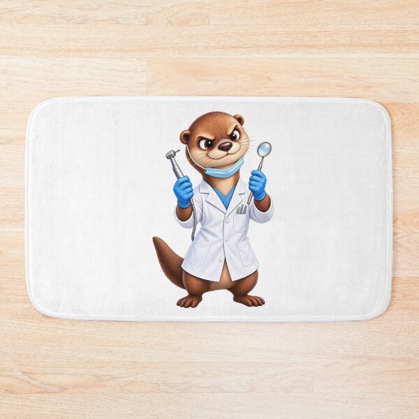 Item preview, Funny Otter Dentist designed and sold by SmilefromAlex.