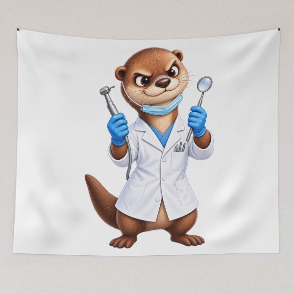 Item preview, Funny Otter Dentist designed and sold by SmilefromAlex.