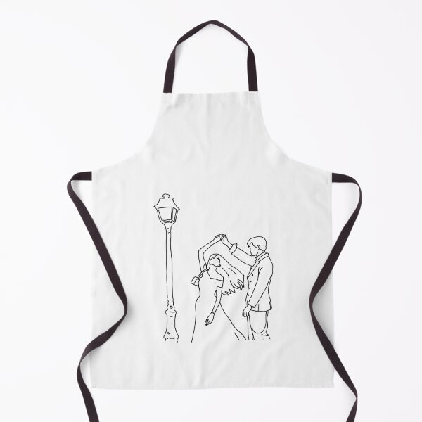 Item preview, Romantic Dancing Couple under Lamppost, Cinematic Minimalist Line Art Coloring Page designed and sold by polisi26.