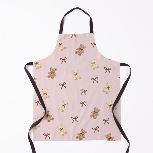 Item preview, Coquette Teddy Bear Brown Bow Pattern designed and sold by Luv4tete.
