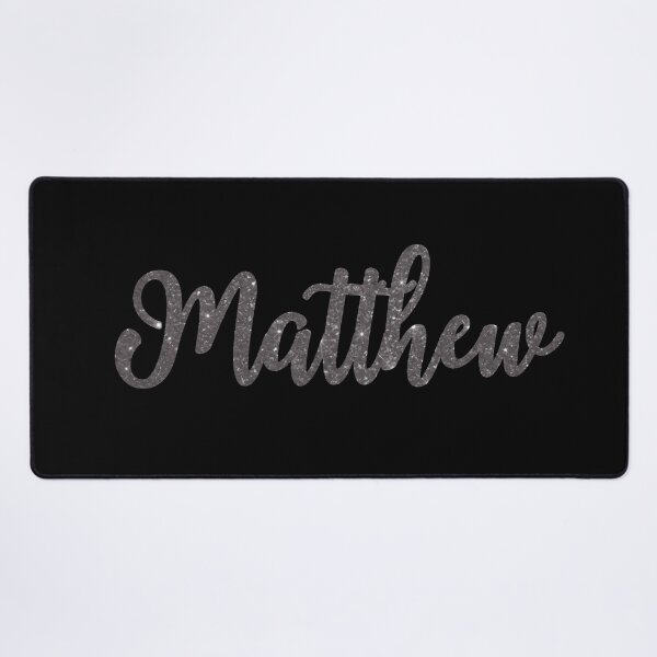 Item preview, Matthew Gray Sparkly Custom Name Design designed and sold by CamilasPrints.