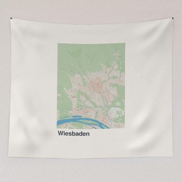 Item preview, Wiesbaden Minimalistic Map Art designed and sold by MapsNerd.